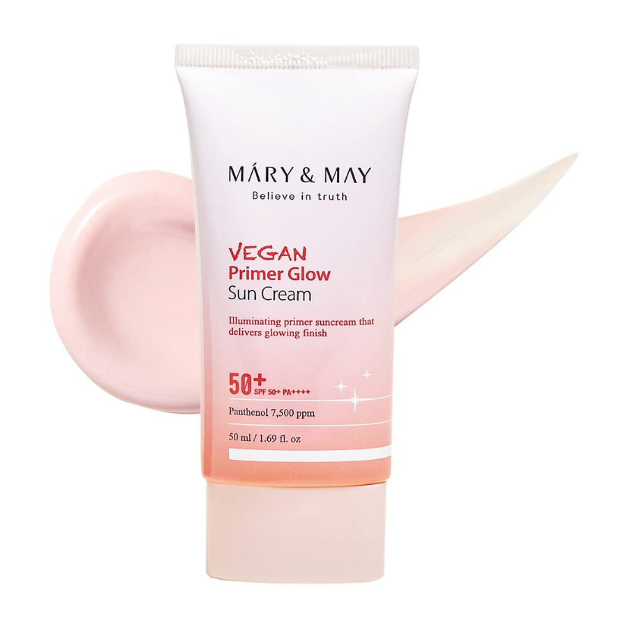 [MARY&MAY] Vegan Primer Glow Sun Cream SPF50+ PA++++ 50ml