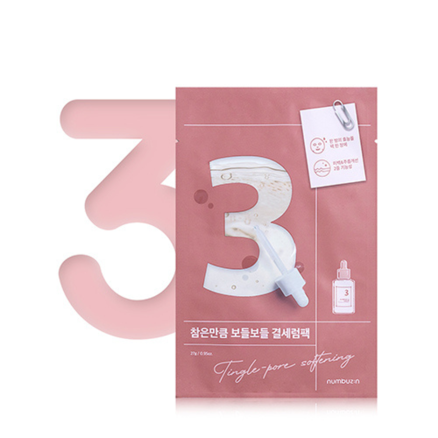 [NUMBUZIN] No.3 Tingle-Pore Softening Sheet Mask