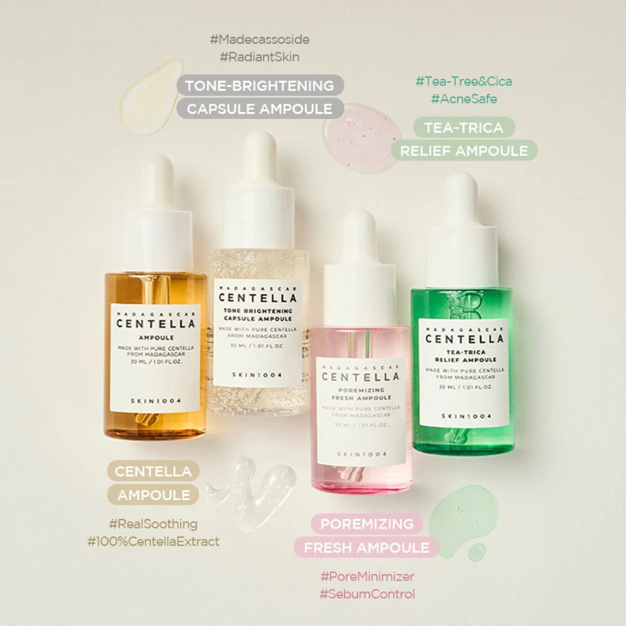 [SKIN1004] Madagascar Centella Ampoule Kit (productos individuales)