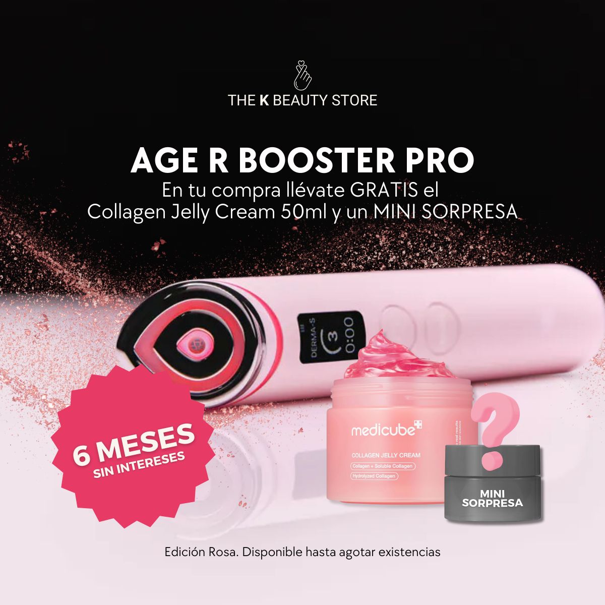 ***SOBRE PEDIDO***[MEDICUBE] AGE-R Booster Pro Pink Edition (Hasta 6 Meses Sin Intereses)